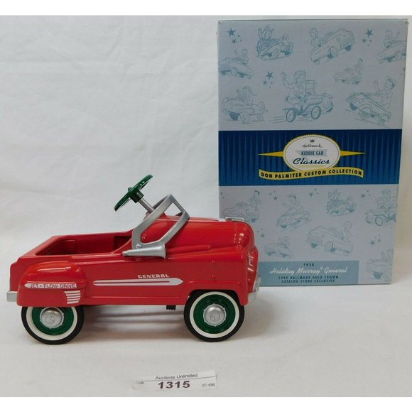 218/1315Hallmark Kiddie Car Classic 1950 Holiday Murray General ~ 7" L x 3" W - Picture 1 of 9